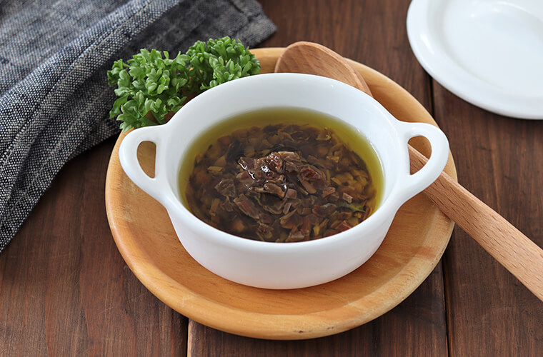 トマトと出汁の冷製さっぱりスープ