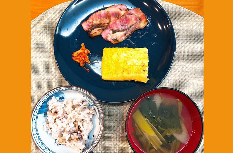 かつお節の出汁が美味しい手作り朝ごはん