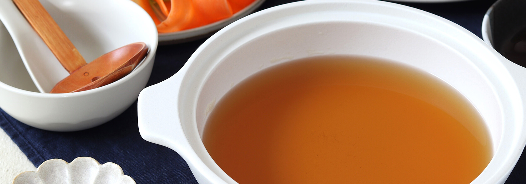 豚肉と野菜の出汁しゃぶしゃぶ