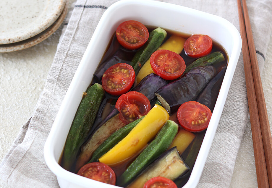 野菜の出汁浸し